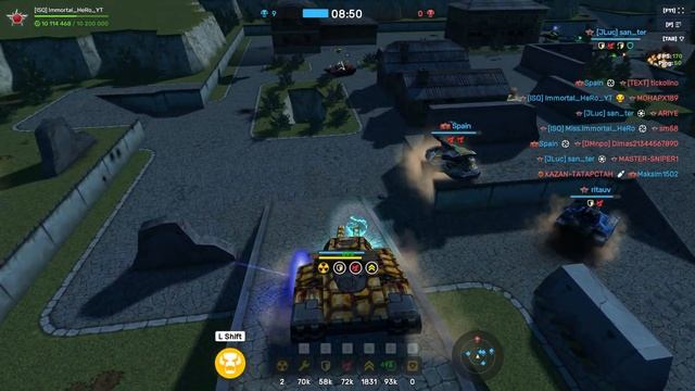 😲ЖЕСТЬ! ТРОФЕЙНЫЙ ШАФТ РАЗНОСИТ ПРОТИВНИКА НА РАЗ-ДВА В НАШЕЙ КОМАНДЕ! УНИКАЛЬНАЯ МЕХАНИКА! ТАНКИ смотреть онлайн