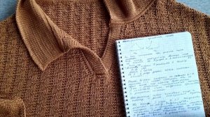 Вязание спицами| Футболка-поло, р.50-52| Описание