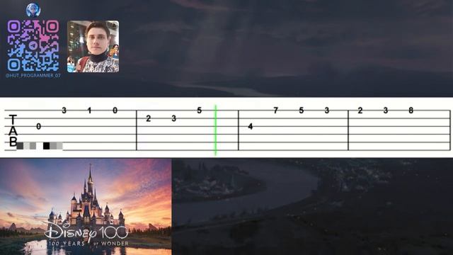 🎸 Disney Opening Theme - Guitar Tutorial Ⓜ️