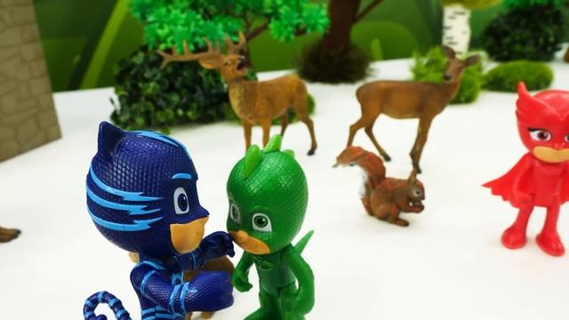 Мультик с Героями в масках - Машины сказки для детей - Гекко заморозили! смотреть онлайн