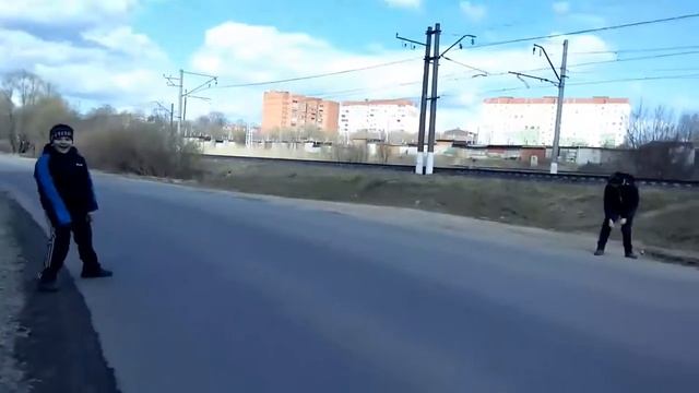 Пранки на дороге