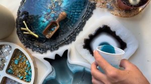 Сервировочная заливка подстаканника эпоксидной смол?