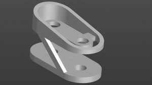 Как создать 3д модель детали в КОМПАС 3D Сечение, Оболочка,  Массив Урок