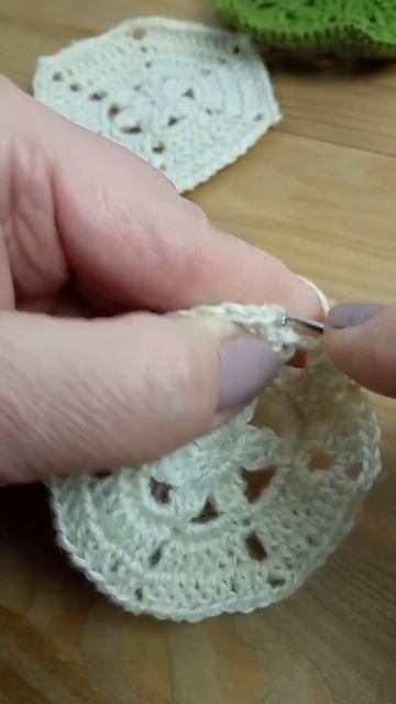 ШЕСТИУГОЛЬНЫЙ МОТИВ КРЮЧКОМ Ч6 #shorts смотреть онлайн