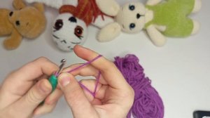 Урок 1 вязание крючком для ЛЕВШЕЙ