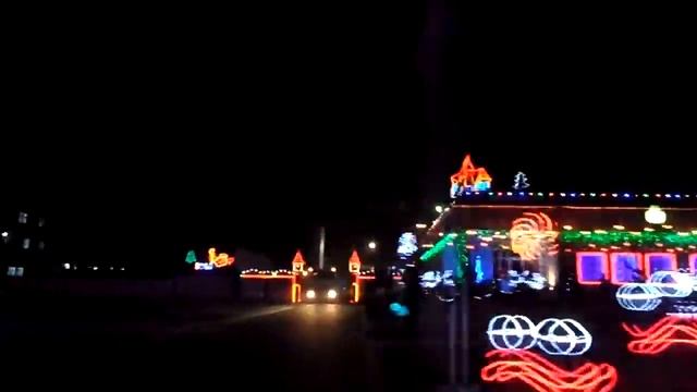 Огоньки ночного предневогоднего Могилева.MP4