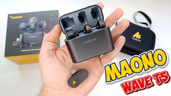 Maono WAVE T5 Беспроводная петличная  система микрофонов