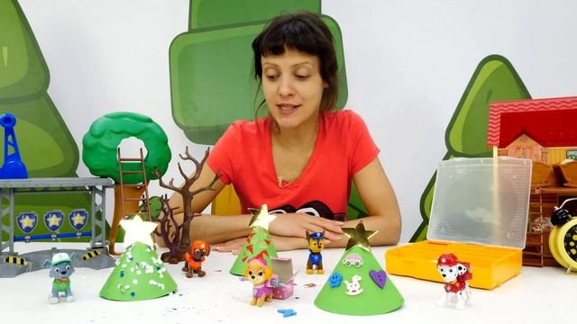 Щенячий патруль украшают Новогоднюю елку - Видео для детей - Детский садик смотреть онлайн