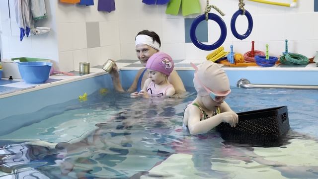Веселые старты в студии раннего плавания «Аквакласс» (Москва) смотреть онлайн