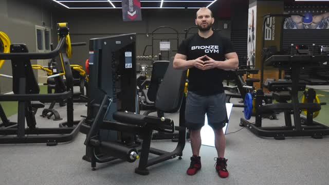 BRONZE GYM NEO-02 Разгибание ног — Обзор на оборудование из новой линейки NEO