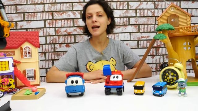 Щенячий патруль Роки и МАШИНКИ - Грузовичок Лева и Детский садик Капуки Кануки - Изучаем машины смотреть онлайн