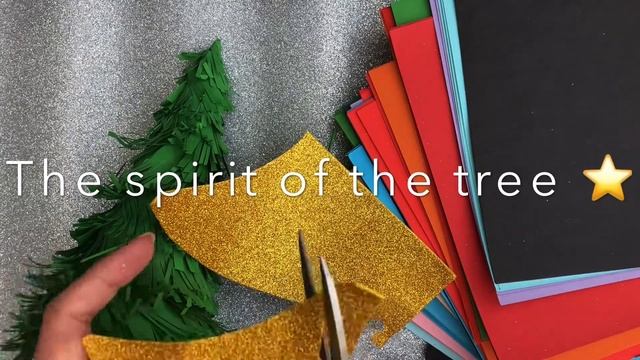 🎄How to make a Christmas tree .Как сделать новогоднюю ёлку из картона. смотреть онлайн