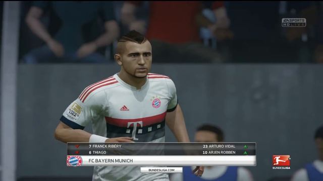 Fifa16.Карьера за Баварию Мюнхен.Часть 7.Ну очень легкий матч.