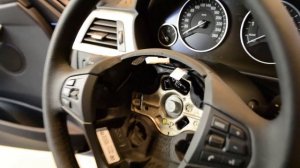 снятие подушки безопасности Аирбега и руля c BMW F20 1сери
