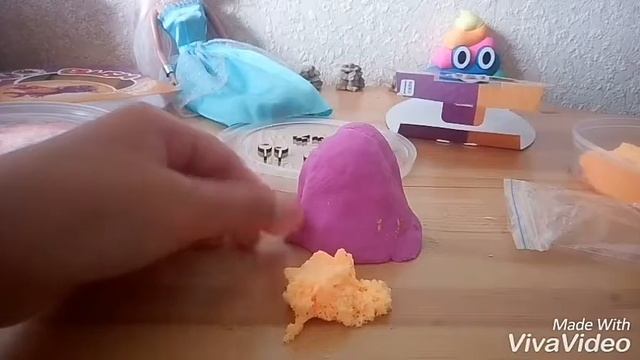 Самая смешная лепка! Разбор подарка. Леплю плюшистика. Жанна Pluhina Ay.