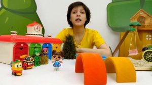 ЛОЛ против Робокара Поли? Эстафета игрушек - Детский садик новая серия