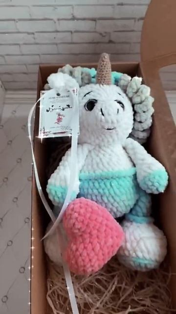 Единорог крючком/вяжем/вязание крючком/плюшевый единорог смотреть онлайн