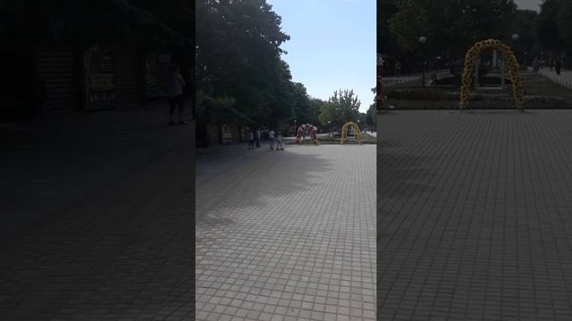 Ейск, отдых, освоение Гироскутера,  Вадим