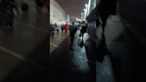 Проход к поездам Ленинградского вокзала на время ремонта