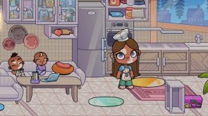 наш утренний влог семьи🐚 в Аватар World🍒/🍎