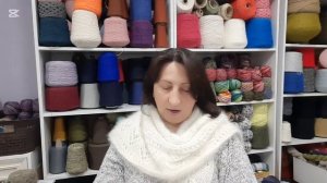 Две готовые работы.Скандинавский платок и носки #вяза?