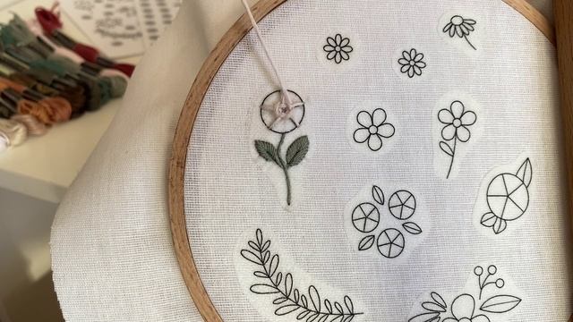 Стикеры водорастворимые для вышивания гладью Вышивка для начинающих смотреть онлайн