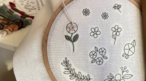 Стикеры водорастворимые для вышивания гладью Вышивка для начинающих