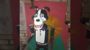 Первый тест моего аниматроника Рачел. Самодельный аниматроник в действии