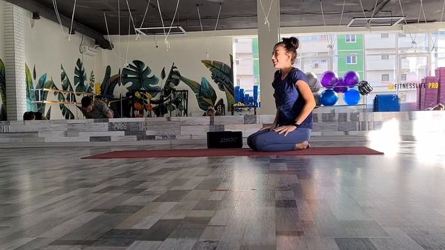 Yoga practice. Сурья Намаскар, Чандра Намаскар, балансы, переходы.