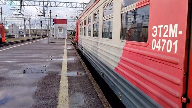 23 октября 2024 г. Электропоезд ЭТ2М-047 Сообщением Шапки-С?