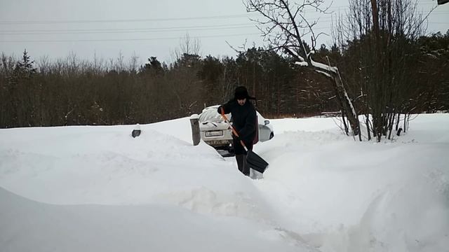 №273.Сибирь.Деревня.Снег.