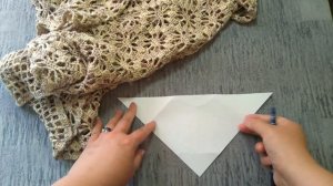 Связать пончо крючком - это просто!  #ВязаниеКрючком #kni