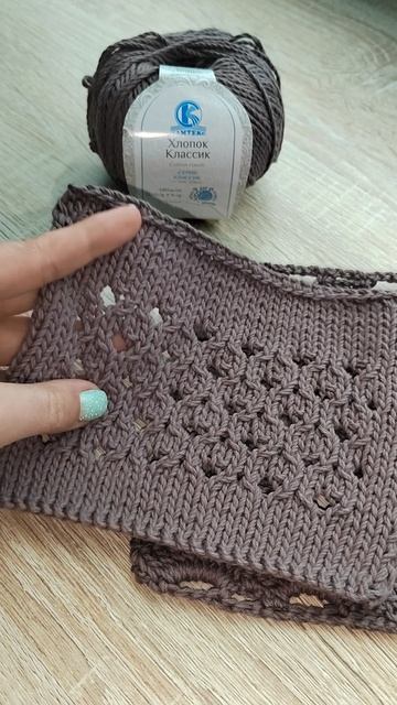 Люблю изучать что-то новое и интересное #shorts #вязание #хлопок смотреть онлайн