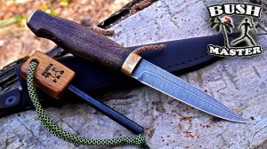 Нож Карельский фронт против Mora Bushcraft Black. Русский Булат