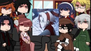 Bsd react to Dazai as Naruto 1/2 Реакция на Дазая как Наруто