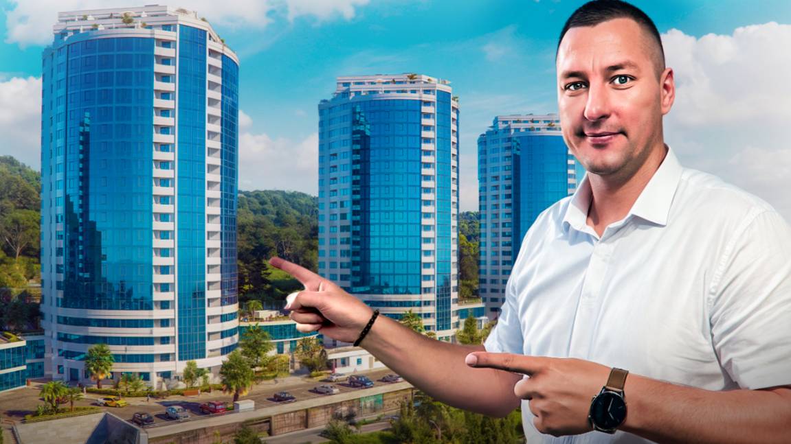 Квартира для большой семьи с видом на море в Адлере | ЖК "Морская Симфония 2" смотреть онлайн