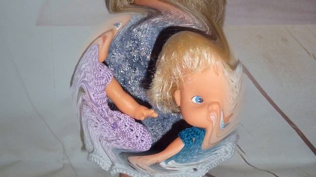 Вязаные наряды на кукол Shalkau ГДР (16 см) и Кисс Ми (Kiss me 17 см). смотреть онлайн