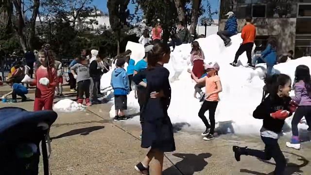 Снег в Израиле. Раанана