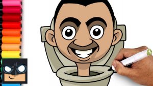 Как нарисовать СКИБИДИ ТУАЛЕТ (БЕЗ ЛИШНИХ СЛОВ)