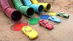 Игрушки Disney Pixar Cars 3 Играют в воду, Молнию, Маккуина и его друзей