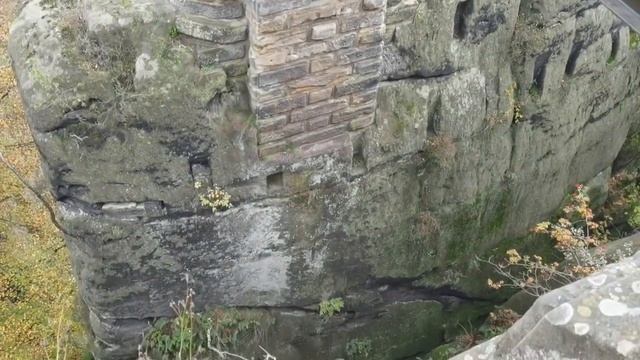 Deutschland die Bastei  Basteibrücke  Germany Bastei Мост Бастай в Саксонской Швейцарии