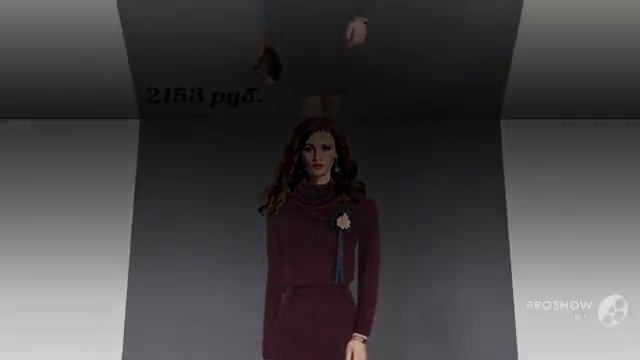 Одежда с AliExpress - Модное  платье  с длинным рукавом