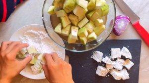 Хрустящие баклажаны салат, просто шикарный рецепт с кисло сладким соусом