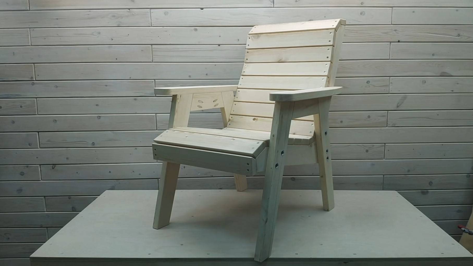 Изготовление уличного кресла своими руками смотреть онлайн