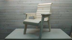 Изготовление уличного кресла  своими руками