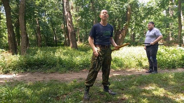 Боевой WORKAUT: катори шинто рю - первая форма с мечами Соmb