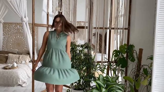 Платье Ким (оливковый хаки) смотреть онлайн