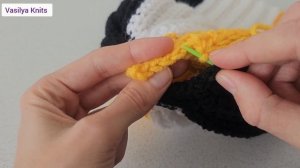 Шапка крючком  с ушками зайца ❤🐰  / crochet bunny hat tutorial  / Тр