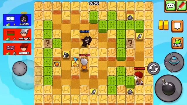 BomberFriend бомбермен.Играем на арене 2 на 2