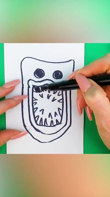 Как сделать Хагги Вагги из бумаги - оригами смотреть онлайн